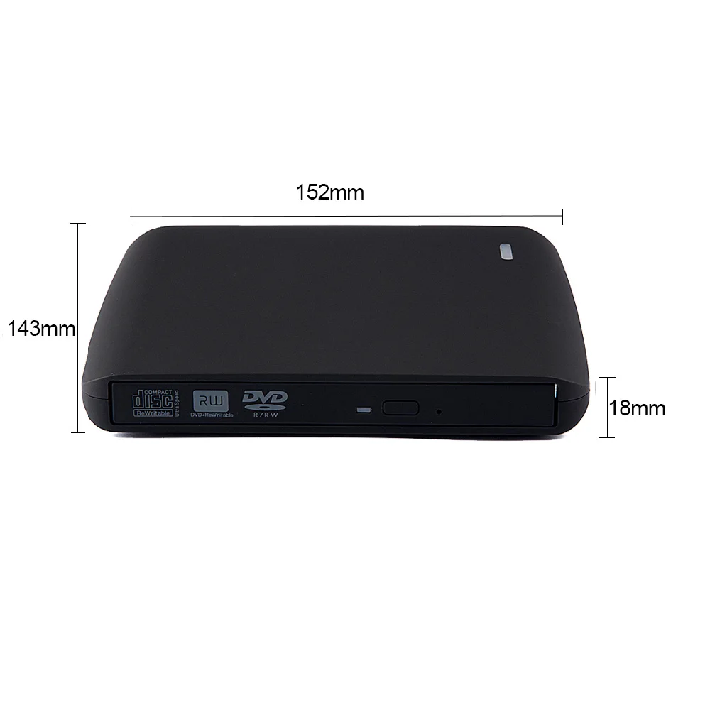 Внешний 8X USB 2 0 портативный DVD RW/CD RW писатель оптический дисковый диск CD ROM плеер