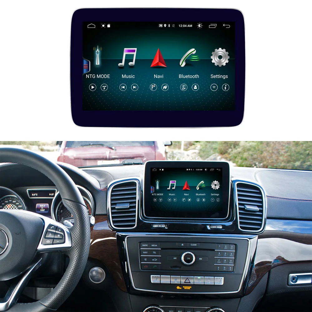 8 4 дюймовый + 64 ГБ Android дисплей для Mercedes Benz ML GL W166 X166 автомобильное радио экран GPS