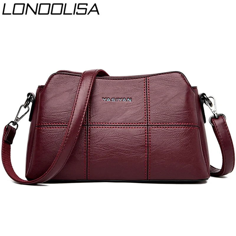 Дамские сумочки на плечо через для женщин 2019 роскошные сумки из мягкой кожи