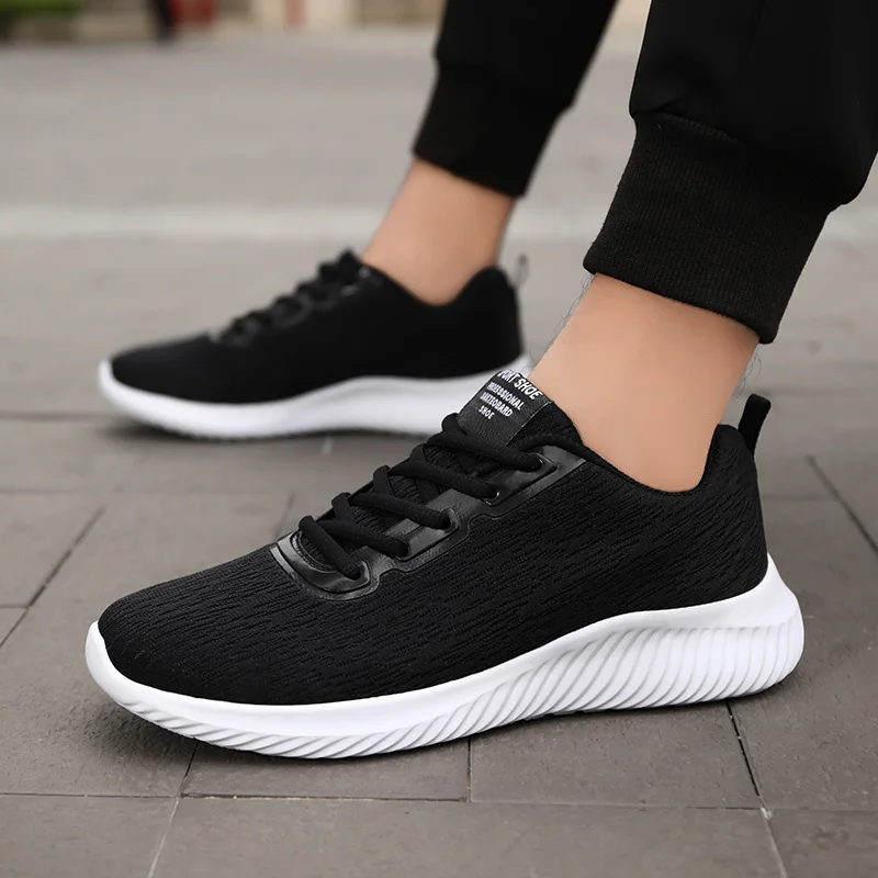 

Summer Leasure Men's Running Shoes Big Size Breathable Trend Men's Flat Shoes Outdoor Jogging Lightweight Women's Platform Shoes
