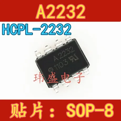 

10 шт. HCPL-2232 A2232 SOP-8