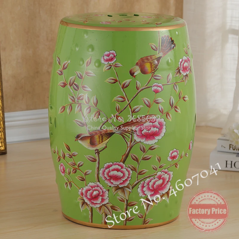 Креативный керамический барабанный туалетный стул для макияжа олхов Загребской европейской краски для обуви сменные стулья 30*46см.