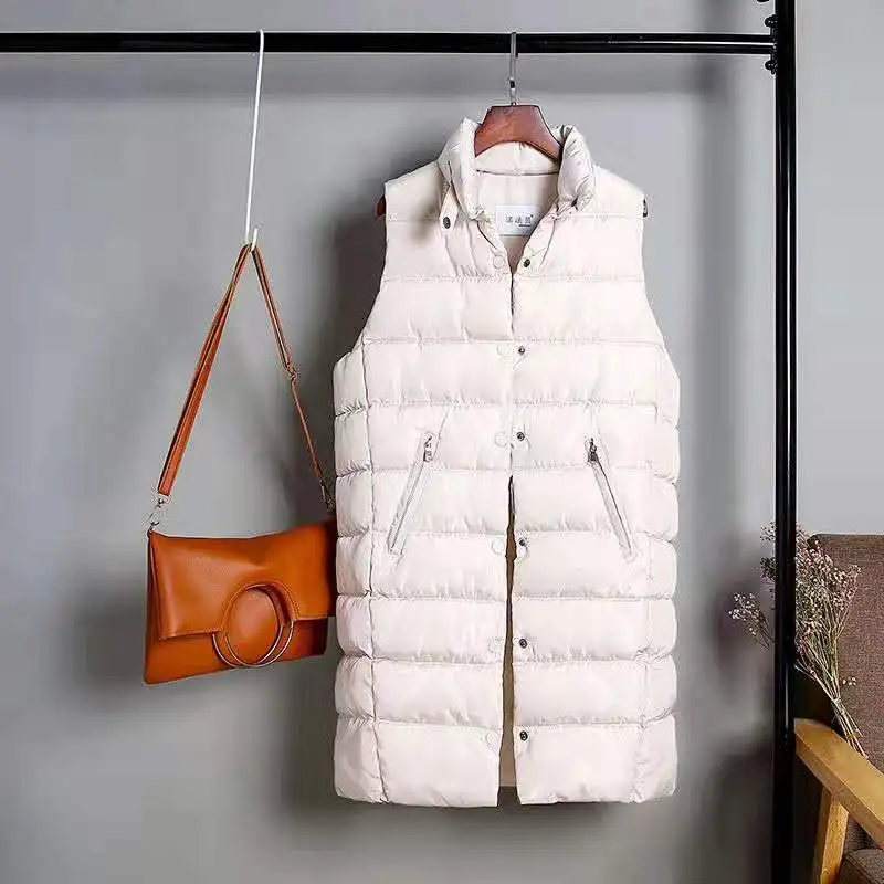 2019 Новый пуховик женский хлопковый жилет Корейская версия майки больших