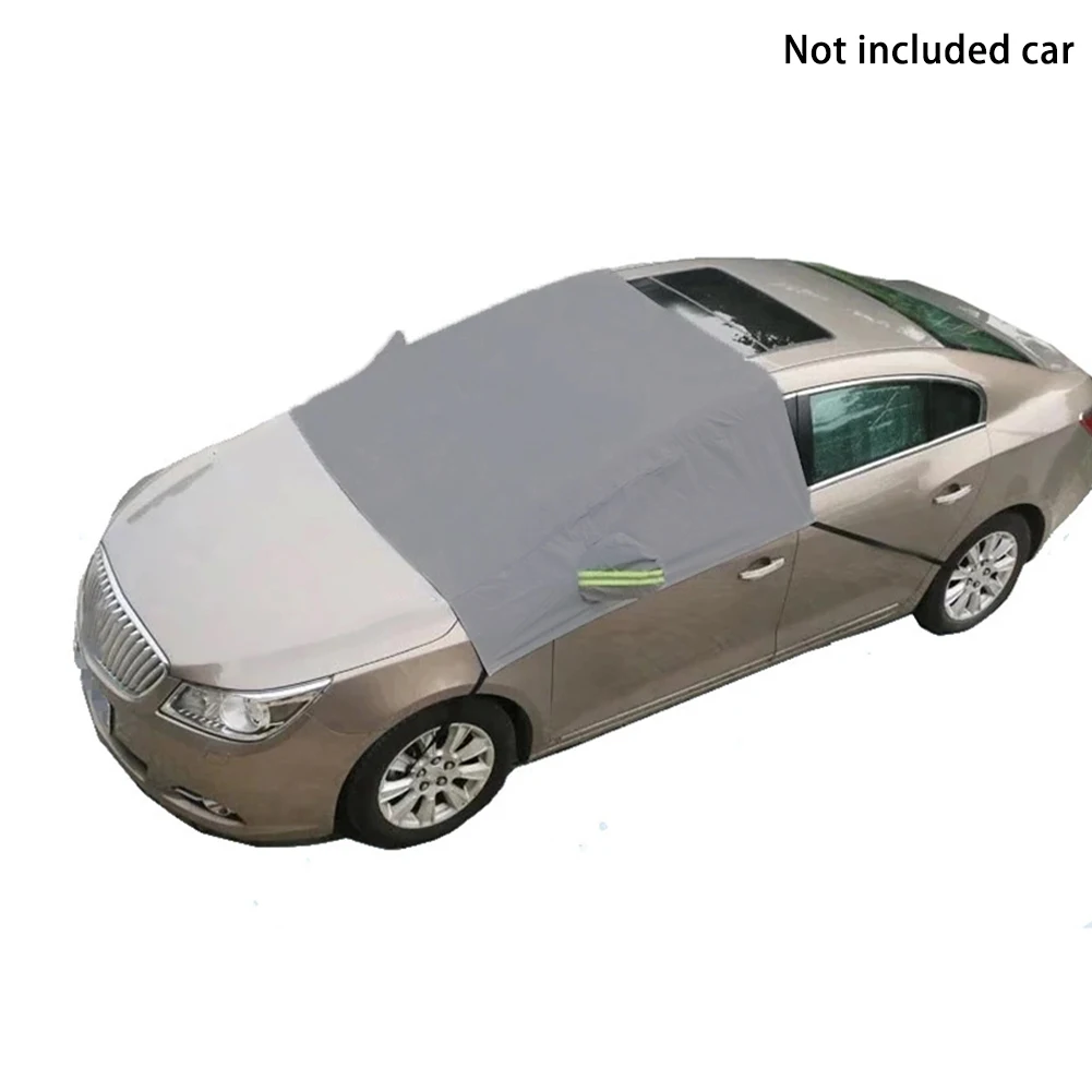 

Чехол для лобового стекла автомобиля, защита переднего стекла, универсальная защита для улицы, легкая установка, водонепроницаемый для сне...