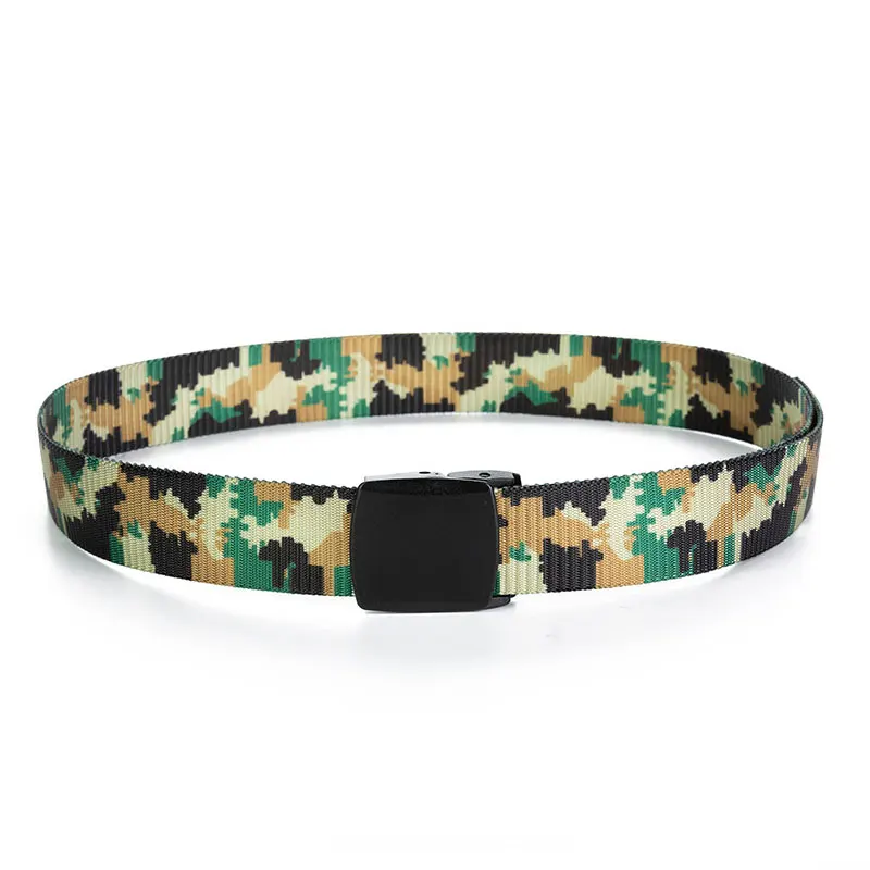 

Army Camouflage Belt For Men Tactical Military Canvas Belt Men Outdoor Army Practical Camouflage Waistband 3.0 CM Belt Width