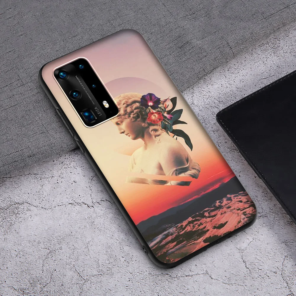 Чехол Lavaza Medusa Vaporwave Glitch для Huawei P8 P9 P10 P20 P30 Y6 Y7 Y9 Lite Pro P Smart Nova 2i 3i Mini 2017 2018 | Мобильные