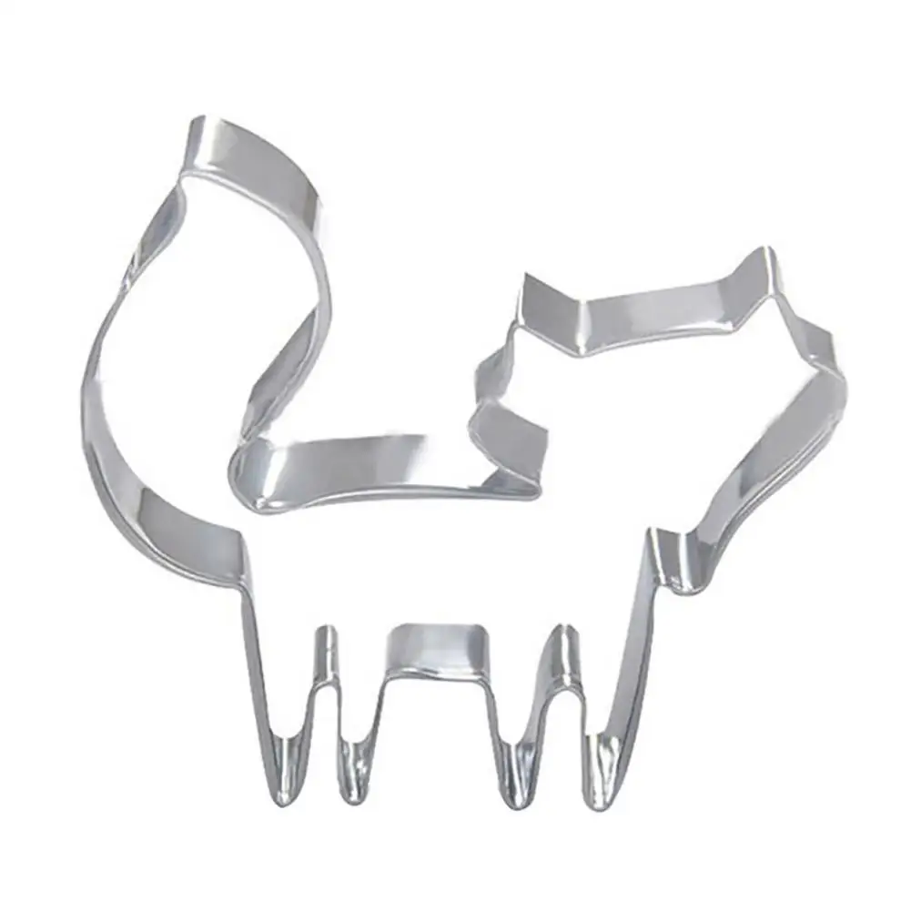 1 шт. из хлопка с изображением лисы вилка нержавеющей стали для шоколада торт