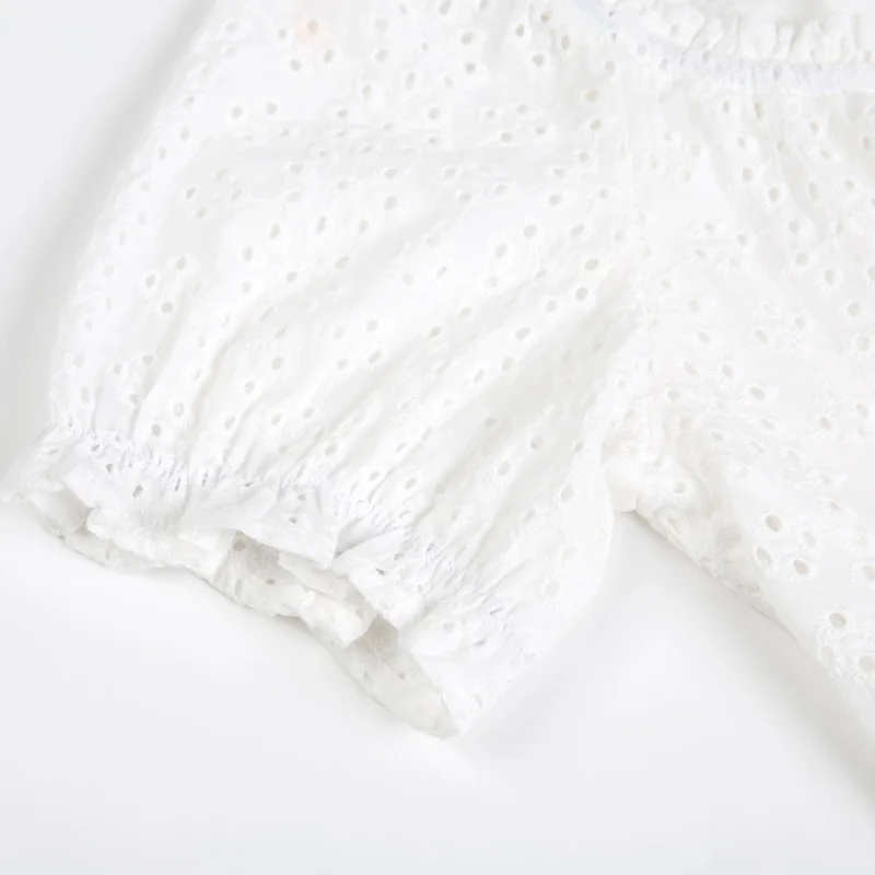 Женское повседневное летнее платье полое однотонное узкое с вышивкой Vestidos |