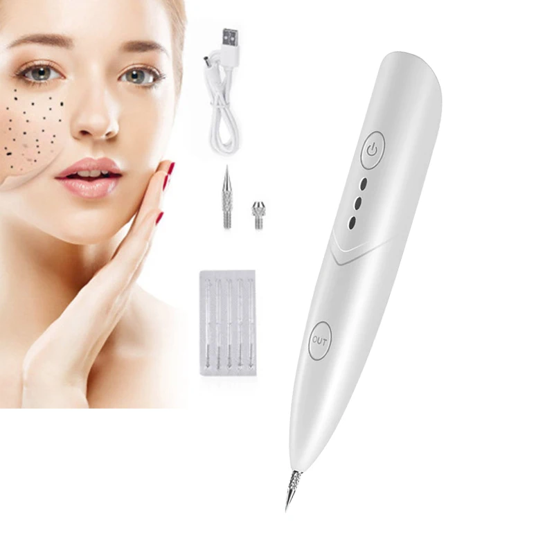 

Mini Skin Care Laser Mole Tattoo Freckle Removal Pen Sweep Spot Mole Removing Wart Dark Spot Remover USB Plasma Pen Beauty Care