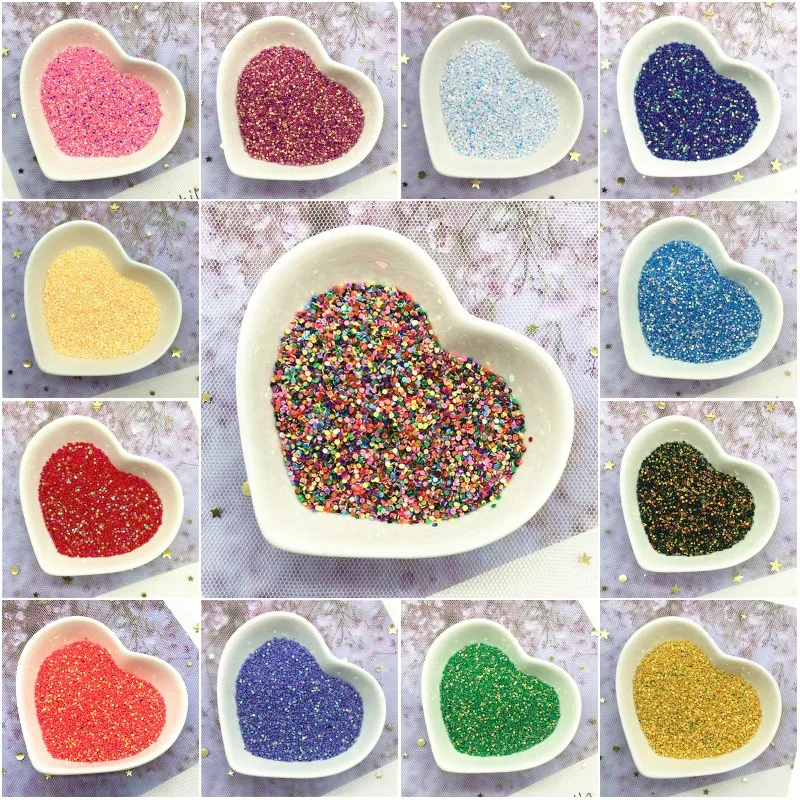 Gillter Sequin 1 мм круг в горошек разноцветные ПВХ свободные блестки пайетки вечерние