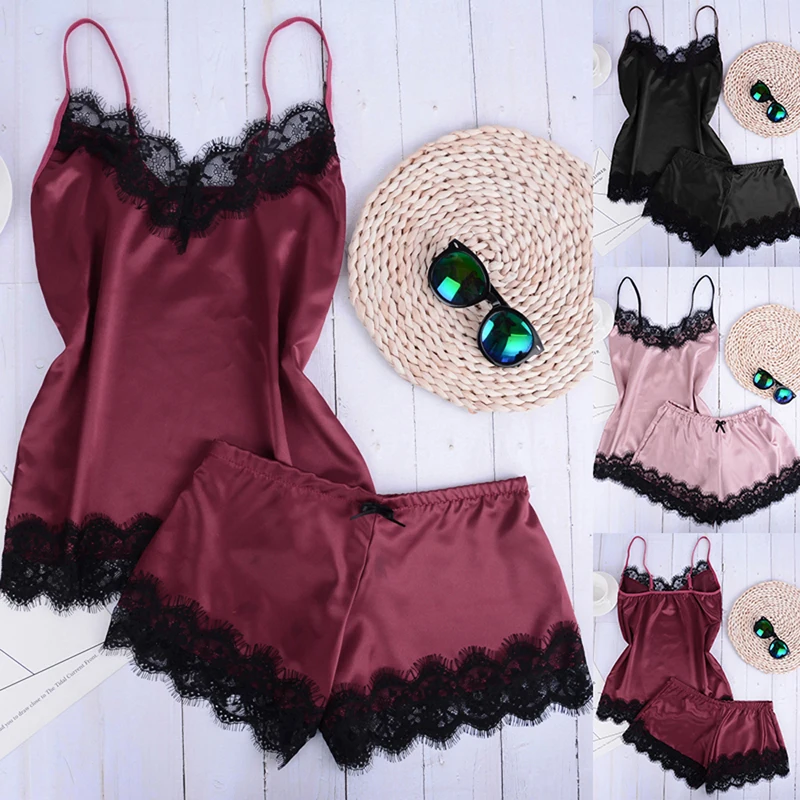 Сексуальное женское нижнее белье ночная рубашка женская одежда для сна пижамный