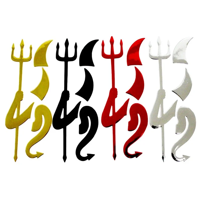 

Funny Environmental Protection Fashion Creativity High Quality Universal Waterproof Popular 3D Demon Style Sticker Car Styling