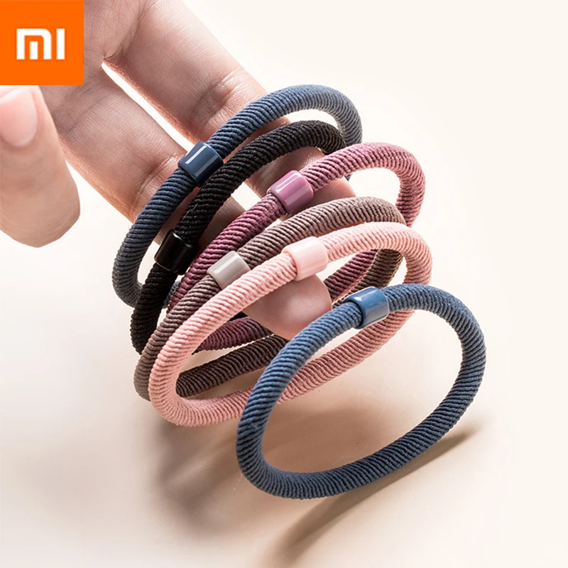 Резинки для волос Xiaomi Jordan & Judy детские 12 шт./компл. нейлоновые ярких цветов |