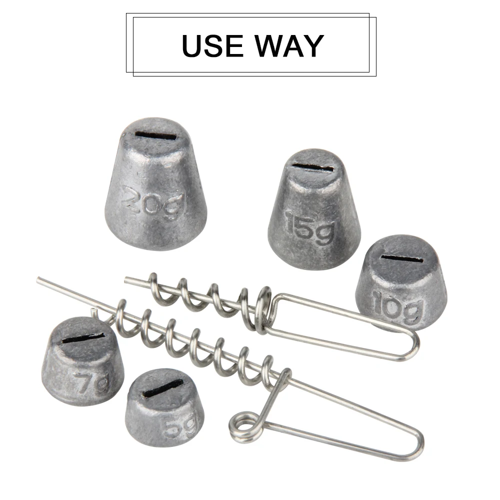 Рыболовные свинцовые грузила мягкие 7 г 10 | Спорт и развлечения