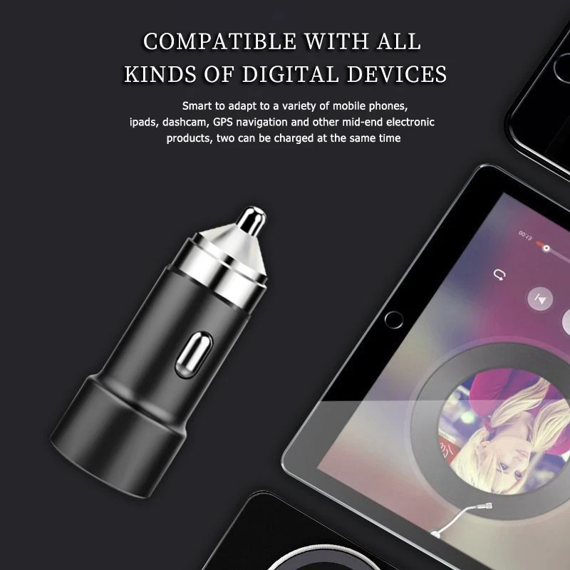 Быстрая зарядка 3 0 автомобиль Зарядное устройство для Мобильный телефон
