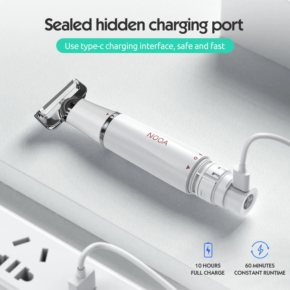 NOOA электрический для мужчин бритва лезвие волос на теле бровей Триммер бикини