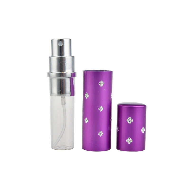 5 мл сливы точечной фиксацией Стекло трубка бутылка с пульверизатором для