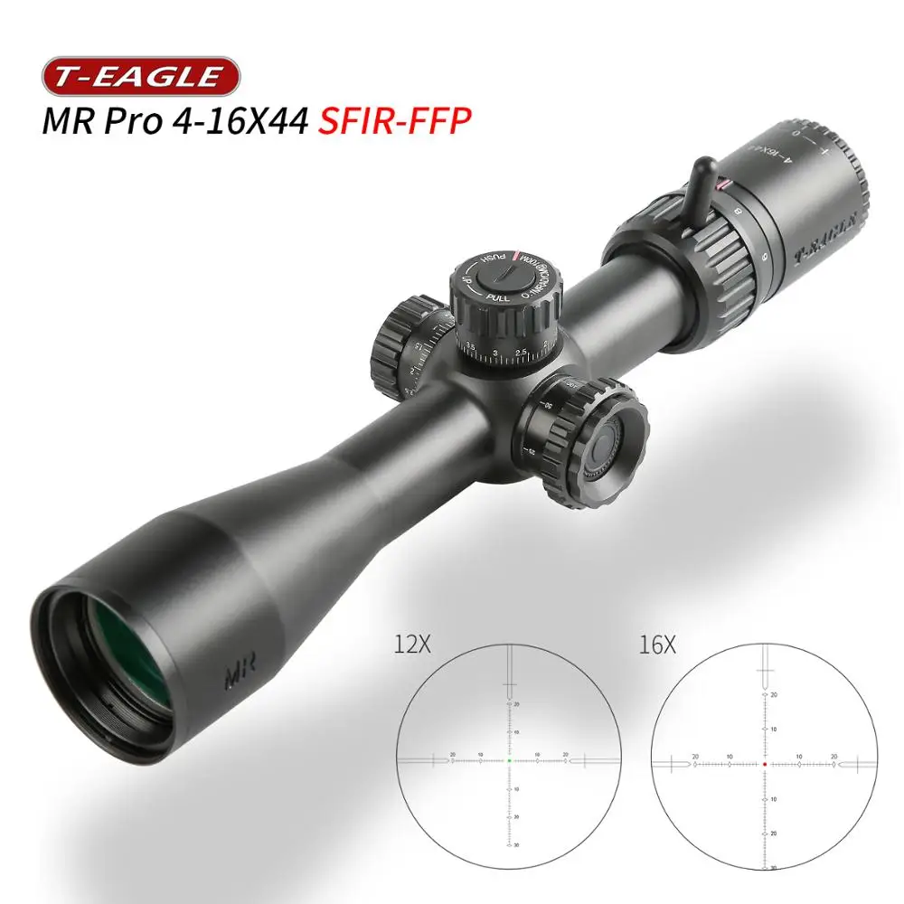 

Tactical MR Pro 4-16X44SFIR FFP Scope First Focal Plane Hunting Air Riflescope R&G Illuminated Sights 1/10MIL Fit .308 win
