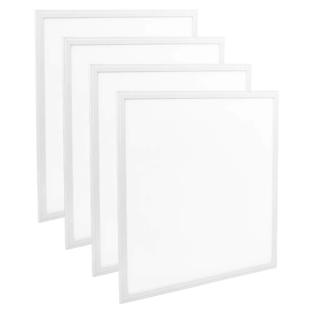 4 pack/set светодиодный панель 48 Вт светильник 600*600 мм 24x24 дюйма 4800LM высокая яркость SMD2835 потолочный светильник Гарантия светодиодный Падение Потолочный Светильник