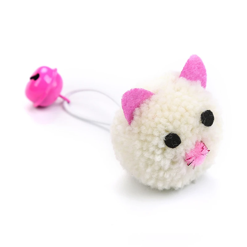 

Plush Bell Mouse Head Cat Toy Cat Toy New Plush Mouse Cat Scratch Bite Resistance Interactive Mouse Toy Playing Toy For Cat