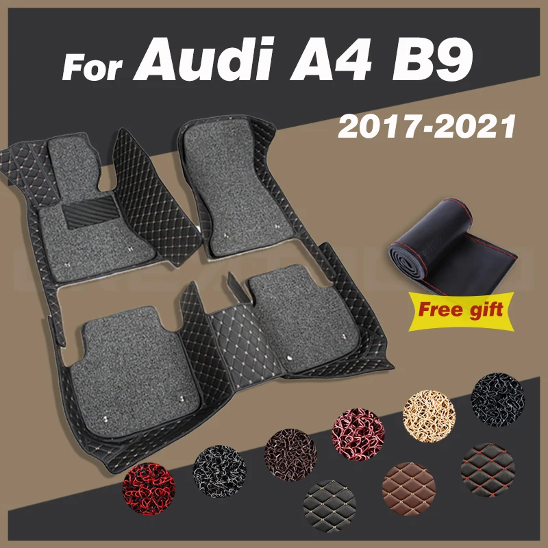 

Автомобильные коврики для Audi A4 Hatchback B9 2017-2019 2020 2021, автомобильные накладки на ножки, коврик под заказ, аксессуары для интерьера, детали для украшения