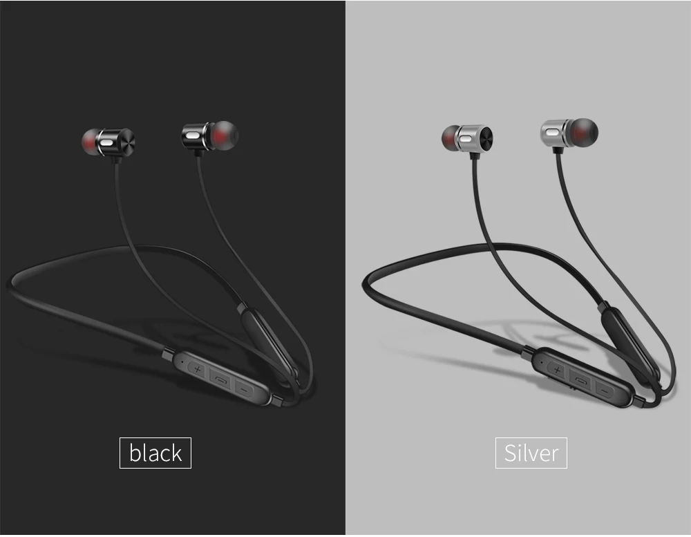 FBYEG беспроводные Bluetooth наушники спортивные наушники для bluetooth-гарнитуры Магнитный наушник с микрофоном для телефона