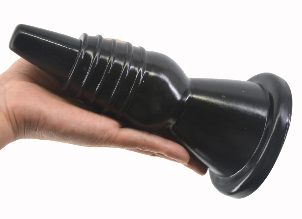 Большая Анальная пробка с резьбовой головкой большой фаллоимитатор треугольная