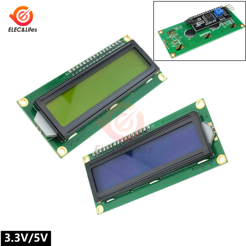 Плата последовательного расширения PCF8574T IIC I2C 3 В/5 В ЖК-дисплей 1602 ЖК-модуль