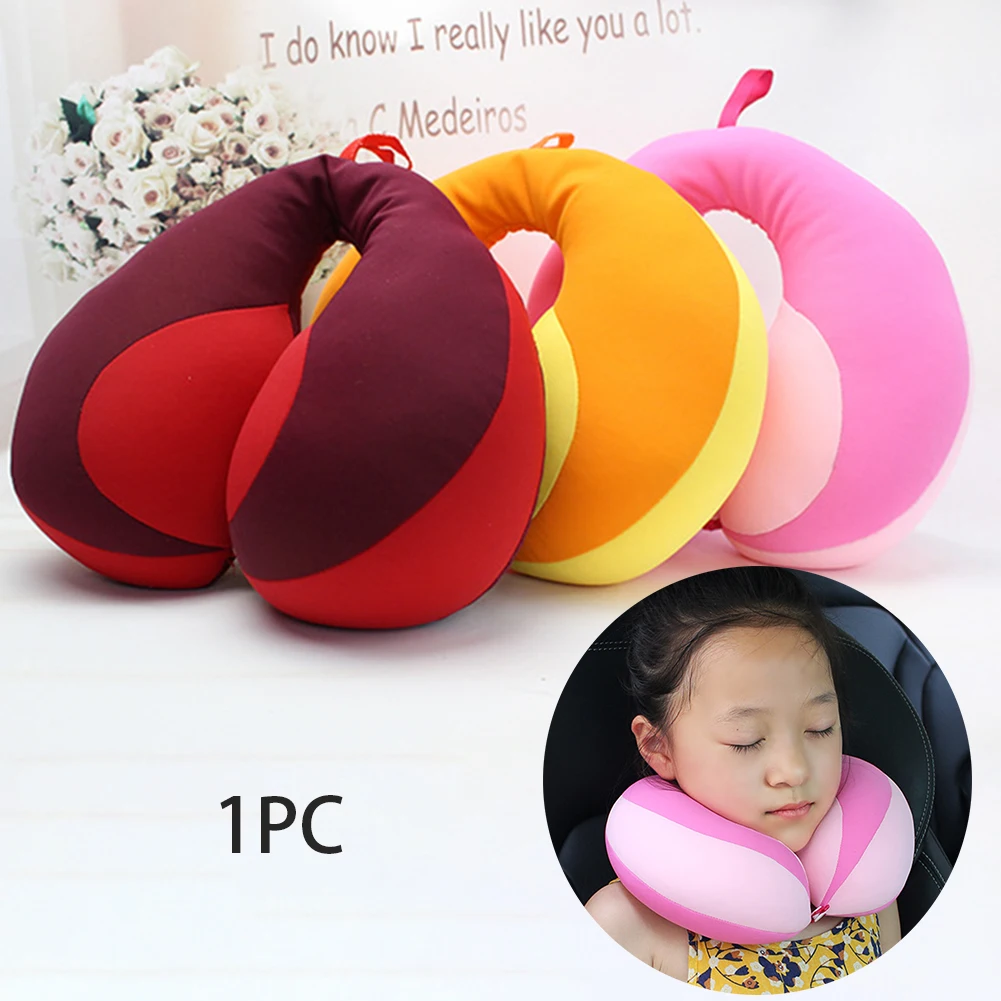 

Infant Baby Car Headrest Travel Accessories Air Cushion Newbron Portable Gift U Shape For Kids Head Support Neck Pillow Home