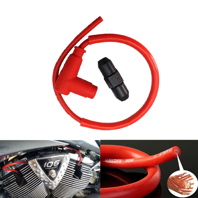 ALCON Racing NGK иридивая Свеча зажигания провода кабеля питания Крышка кабель для