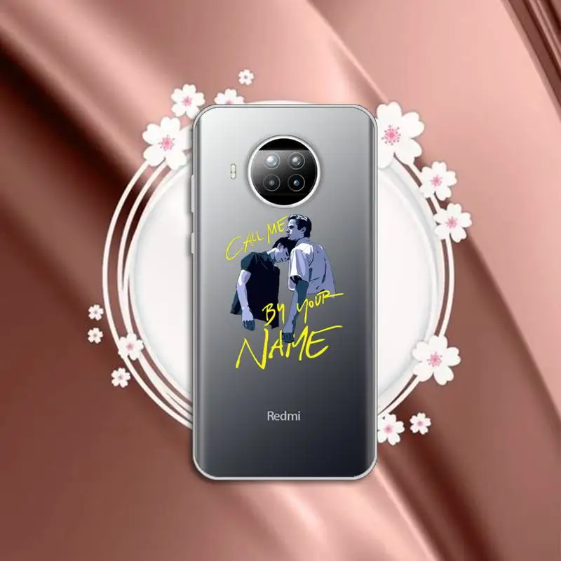 

Call Me by Your Name Phone Case Transparent for Xiaomi mi Redmi note 10 t 8 9 pro lite 11 Samsung S 8 9 10 20 plus ultra