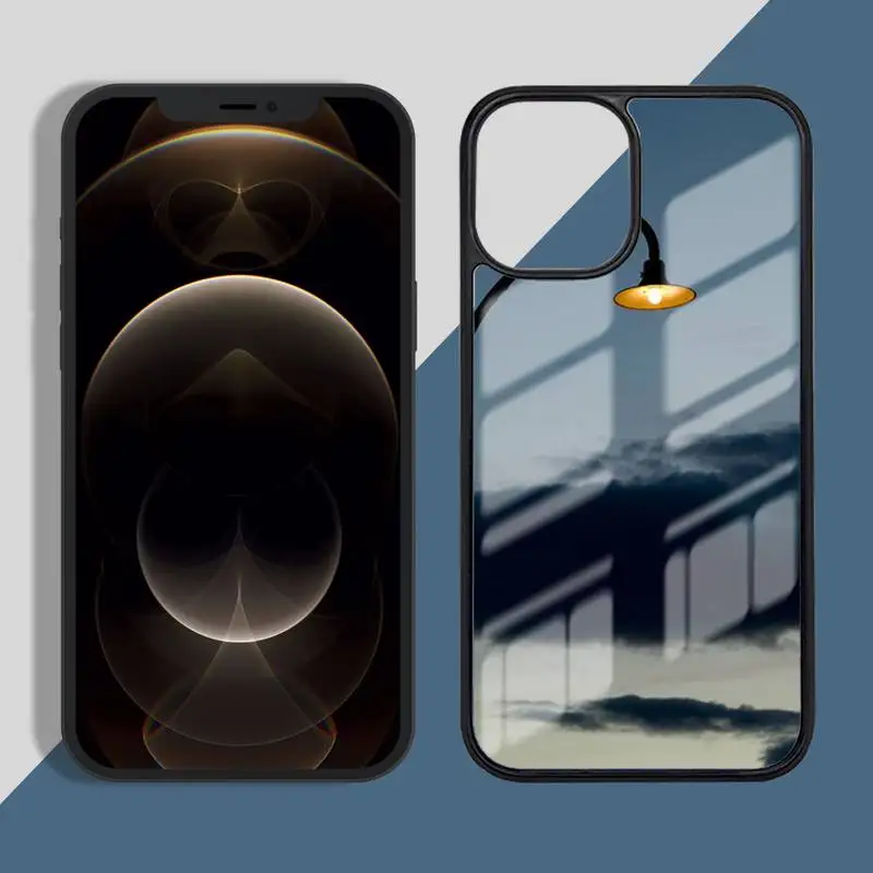

Pedestrians on rainy days Phone Case PC for iPhone 11 12 pro XS MAX 8 7 6 6S Plus X 5S SE 2020 XR