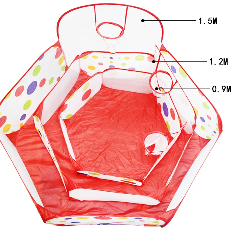 ball pool pit with basket ocean playhouse baby playpen tent outdoor toys for children foldable ballenbak gifts summer party free global shipping