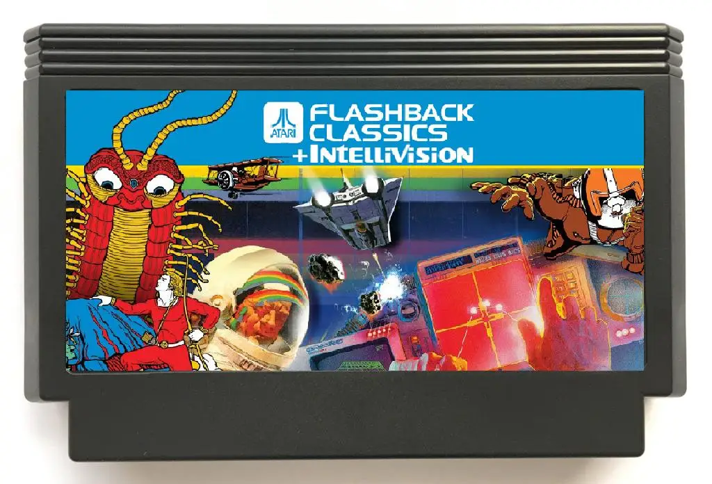 Игровой картридж Atari21 + intellivision40 V2 61in1 для консоли NES/FC |