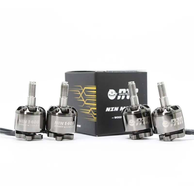 Бесщеточный мотор FLYWOO NIN TINY NT1408 1408 2350KV 3650KV 4150KV 2 6S для радиоуправляемого дрона FPV