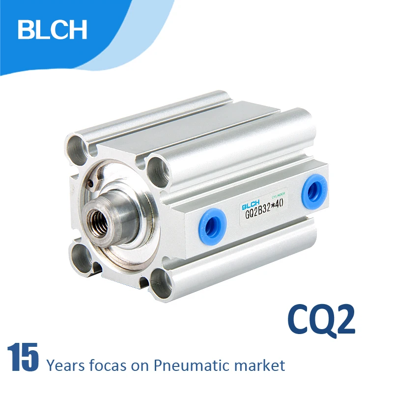 Пневматический Компактный цилиндр серии BLCH CQ2B 16 20 25 32 40 50 мм диаметр отверстия до 5