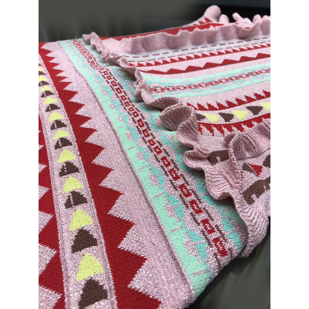 Женское трикотажное платье без рукавов в радужную полоску | Женская одежда