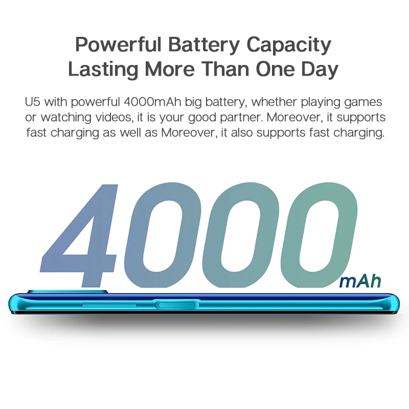 Новый ELEPHONE U5 4GB 128GB смартфон 48MP Quad камеры заднего 6 4 "FHD + безрамочный экран с