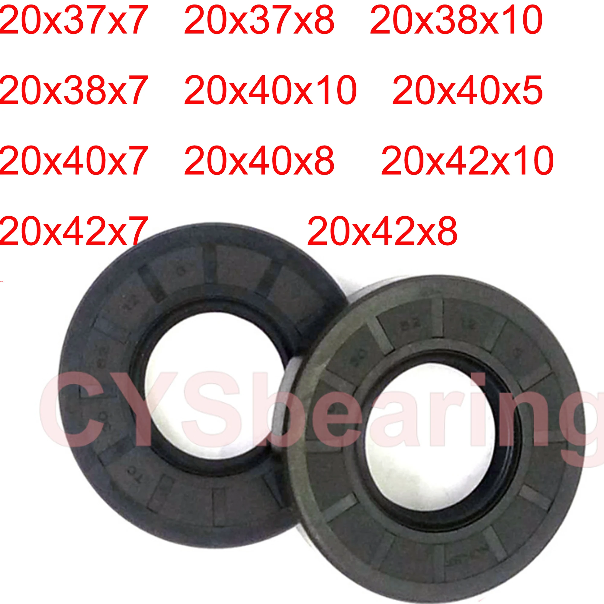 2 шт. TC NBR Oil Seal нитрил бутадиен Нитриловый каучук каркасный уплотнитель вала