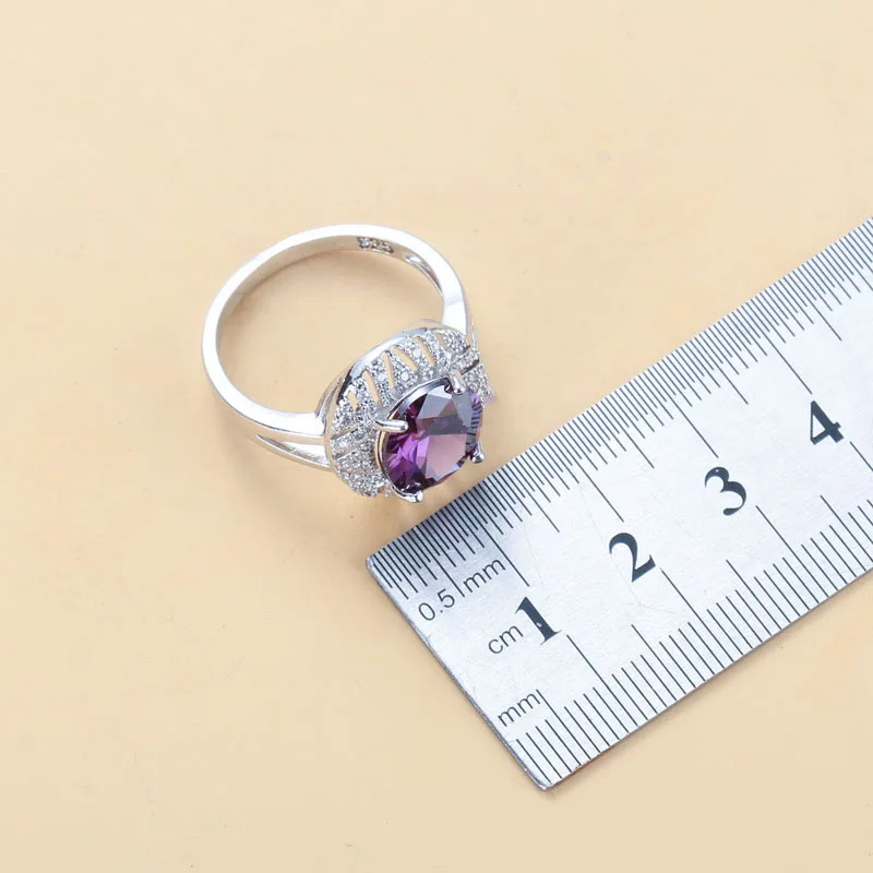 Женский Свадебный комплект с австрийским кристаллом Изысканный серебристый