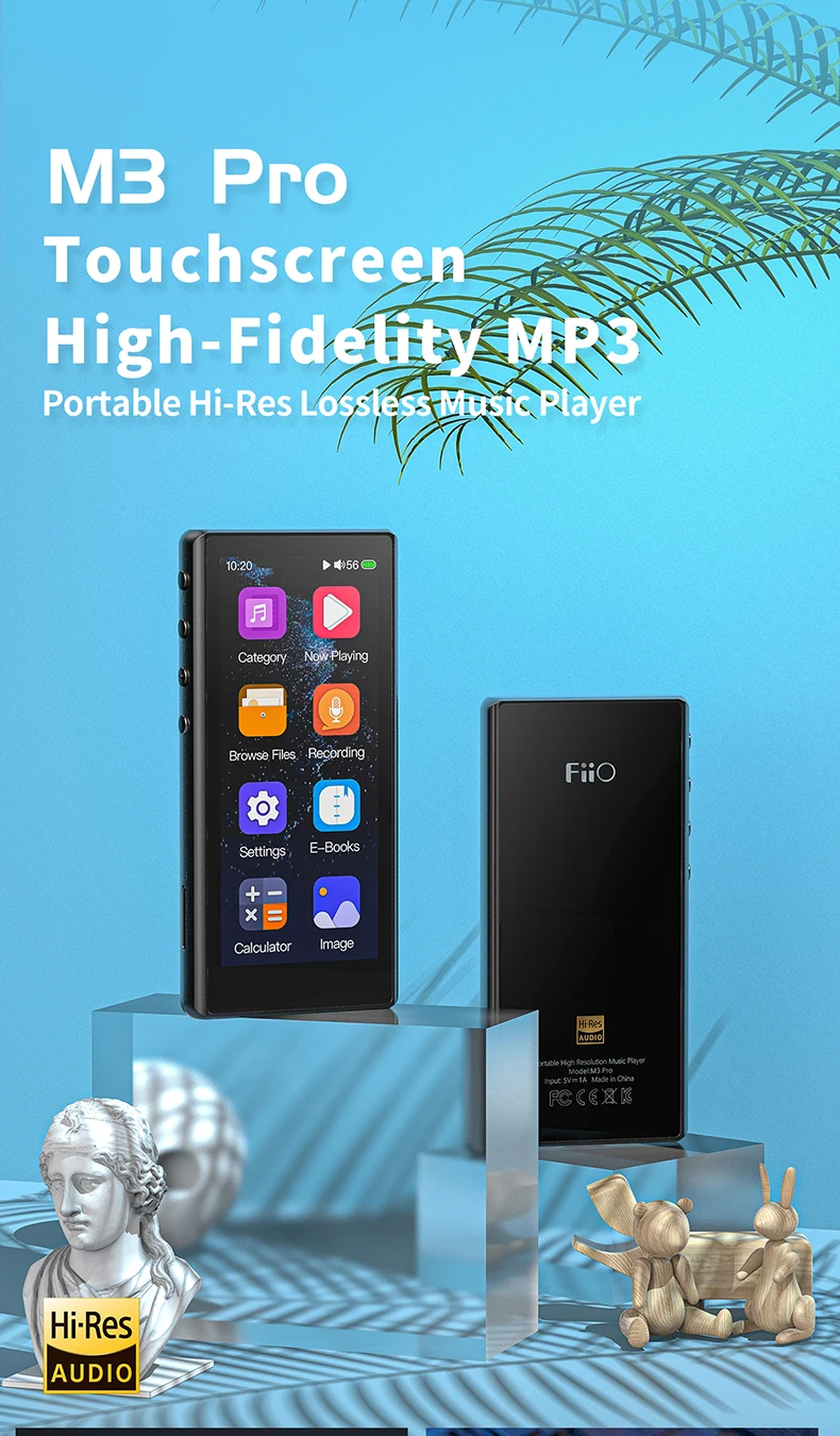 Портативный mp3 плеер FiiO M3 Pro сенсорный экран 3 5 дюйма USB ЦАП Hi Fi музыкальный без