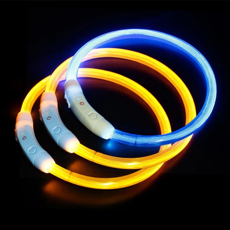 Светодиодный светильник-ошейник для собак | Дом и сад