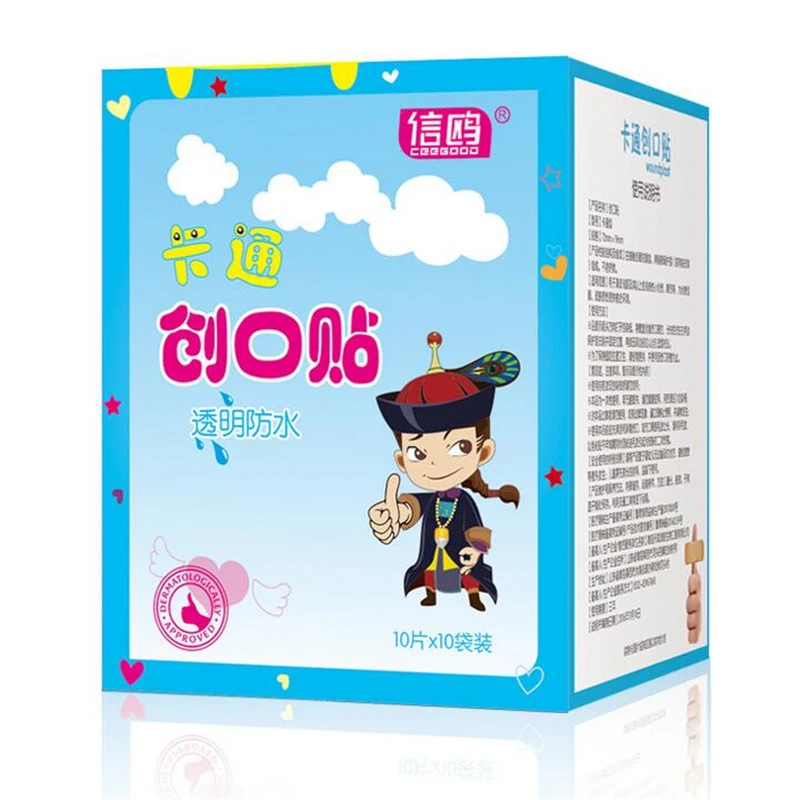 

100PCs Cartoon Bandages Adhesive Bandages Wound Plaster First Aid Hemostasis Band Aid Stickers For Children Kids