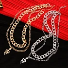 Женские винтажные ожерелья с подвеской в виде змеи в стиле хип-хоп, золотой, серебряный цветной многослойный кулон-цепочка монета с портретом, модные ювелирные изделия