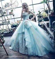 ball gown quinceanera dresses 2020 sweet 16 dresses debutante appliques sky blue strapless vestido de 15 anos robe de bal doce