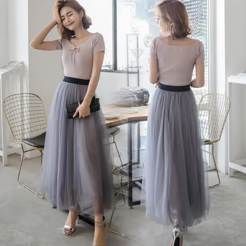 

Gauze skirt for women in spring and summer