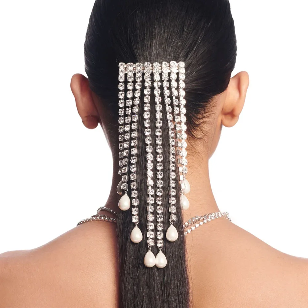 

Квадратная Длинная женская цепочка для волос Stonefans в стиле бохо