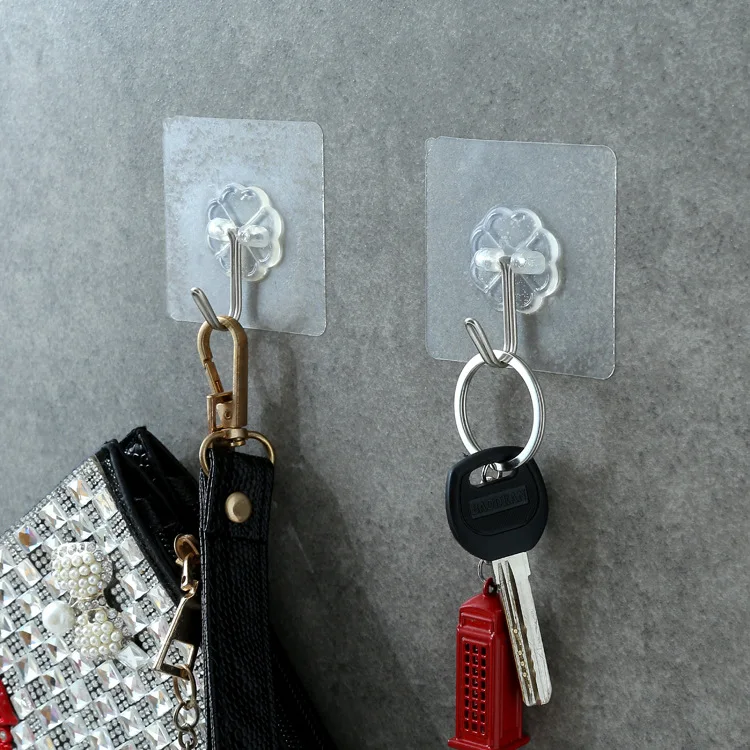 

Removable Bathroom Vacuum Wall Hook Kitchen Towel Hat Wall Strong Robe Hook Hangers Reusable Hooks For Bathroom Kitchen Towel