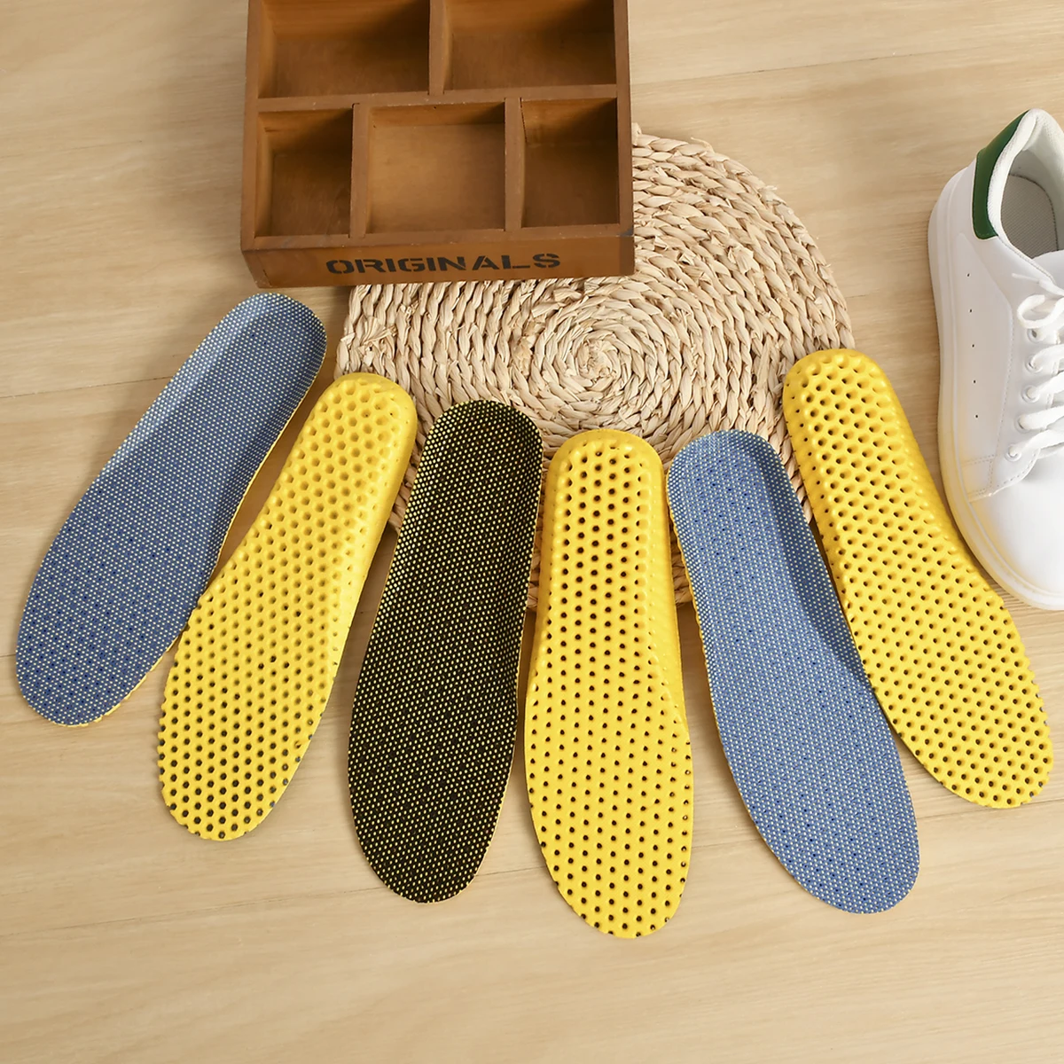 Горячая Распродажа! Дышащие ортопедические стельки-светильник, дезодорант, обувь для бега, подушка, стельки для обуви, однотонный, para los pies