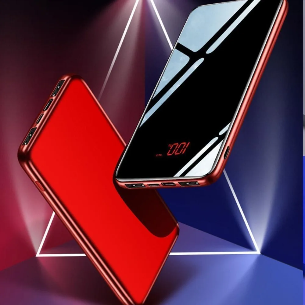 Внешний аккумулятор 30000 мАч внешний портативное зарядное устройство USB мобильный